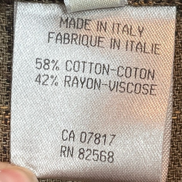 NWT Pronto Uomo Made In Italy Brown Tan Plaid Shirt Button Up Sz L Office Casual - Picture 7 of 15